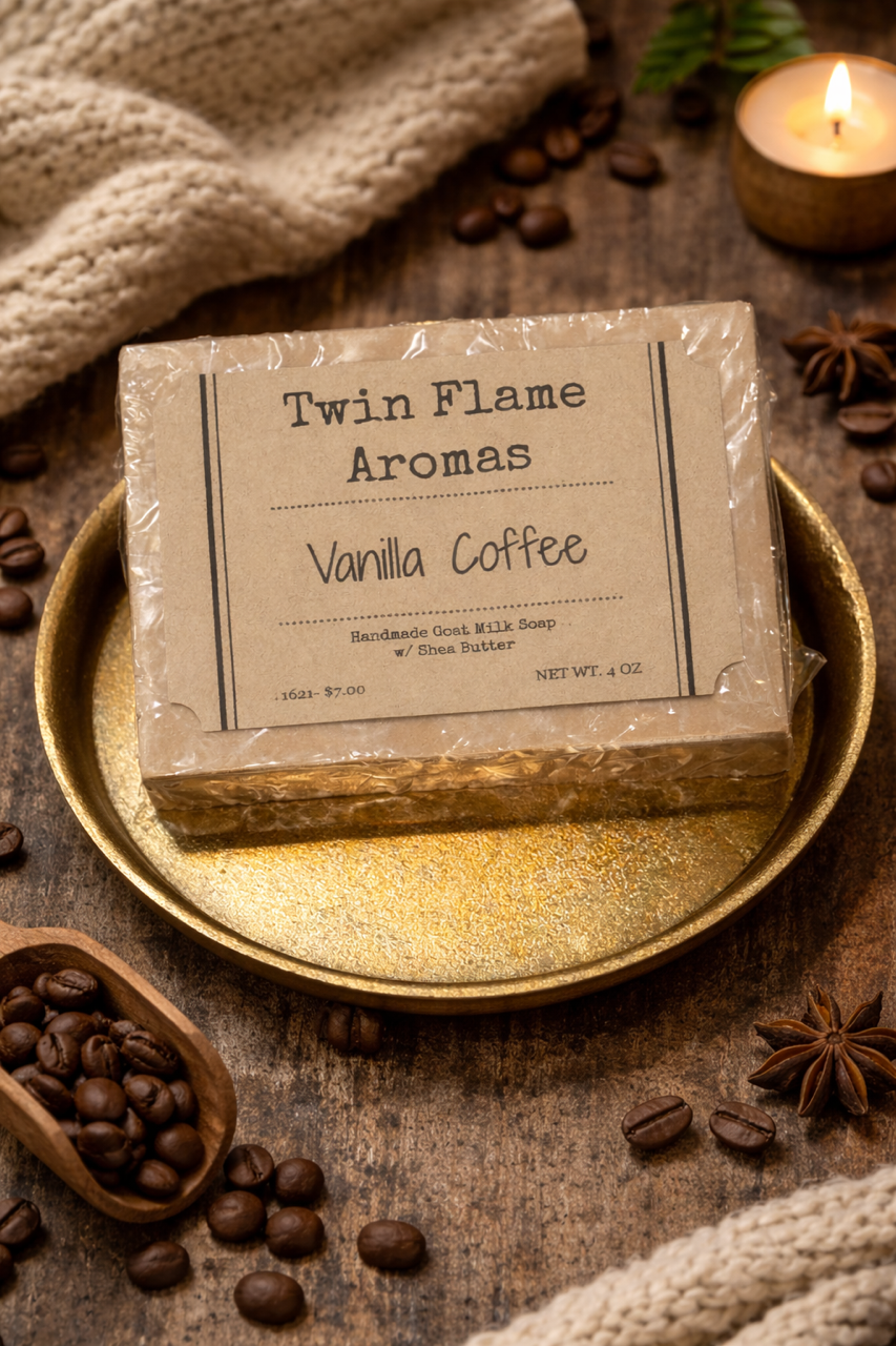 Vanilla Coffee Goat Milk Soap 4oz
