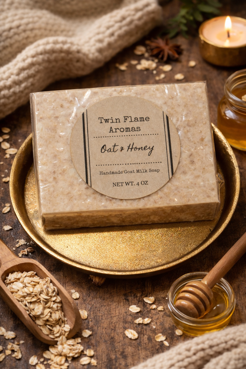 Oats & Honey Goat Milk Soap 4oz