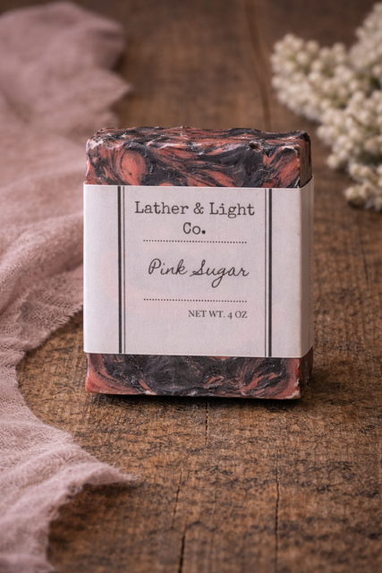 Pink Sugar Soap 4oz